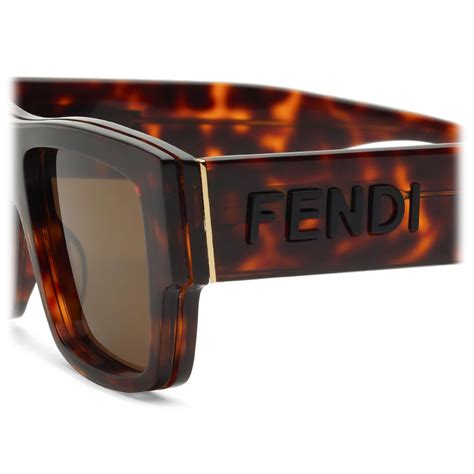 fendi sunglasses havana brown